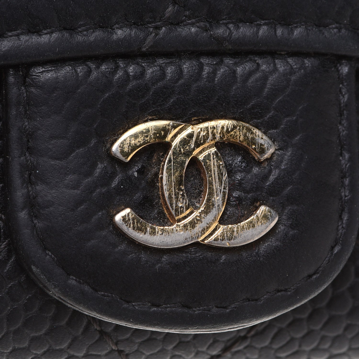 Chanel Caviar Quilted 6 Key Holder Black 13 of 16