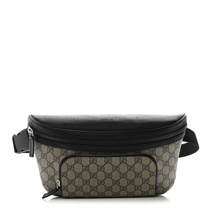 Gucci GG Supreme Monogram Belt Bag Black 1 of 10