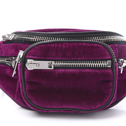 Alexander Wang Velvet Attica Mini Belt Bag Purple 6 of 9