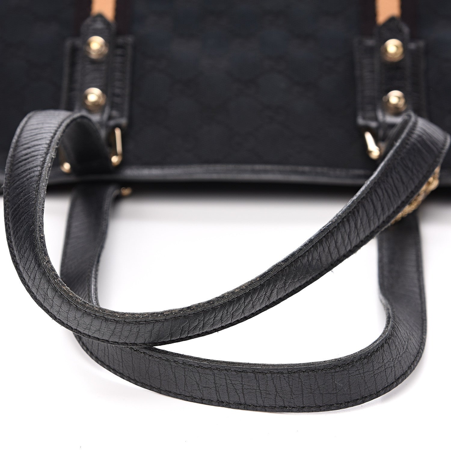 Gucci Monogram Medium Jolicoeur Tote Black 9 of 15