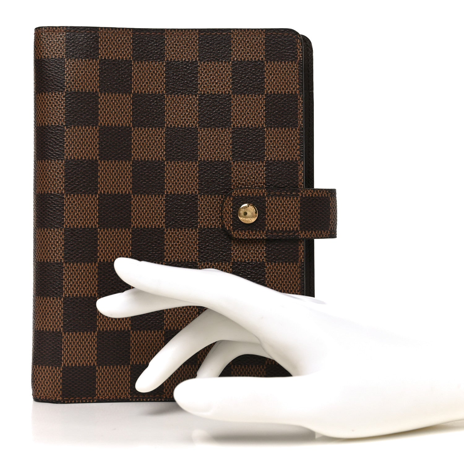 Louis Vuitton Damier Ebene Medium Ring Agenda Cover 2 of 6