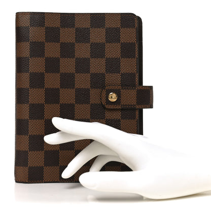Louis Vuitton Damier Ebene Medium Ring Agenda Cover 2 of 6