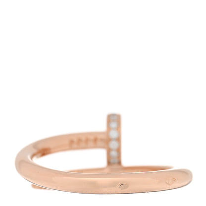 Cartier 18K Yellow Gold Diamond Juste Un Clou Ring 58 8.5 58/8.25 3 of 4