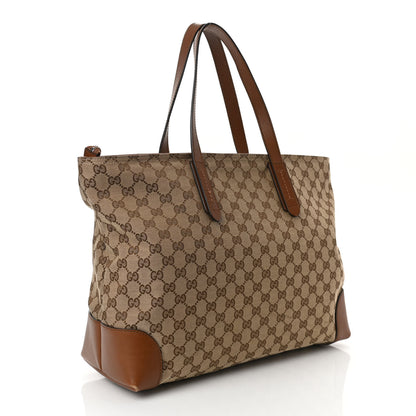 Gucci Monogram Large Original Tote Tan 3 of 14