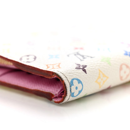 Louis Vuitton Monogram Multicolor Insolite Wallet White Litchi 8 of 8