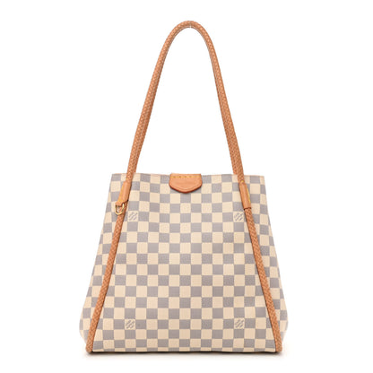 Louis Vuitton Damier Azur Propriano Rose Ballerine 1 of 8