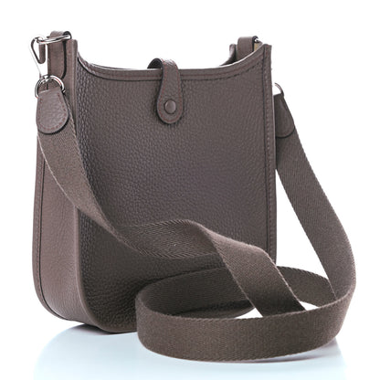 Hermes Taurillon Clemence Evelyne TPM Etain 3 of 11