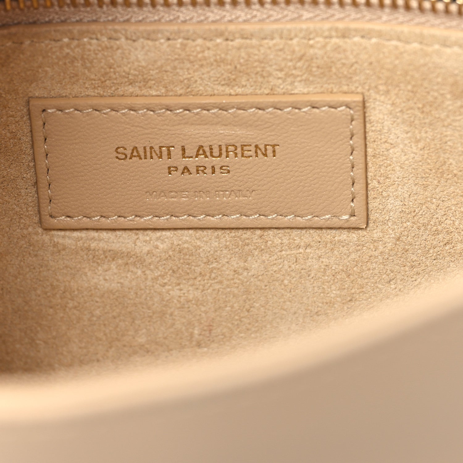 Saint Laurent Smooth Calfskin Le 5 A 7 Hobo Dark Beige 6 of 12