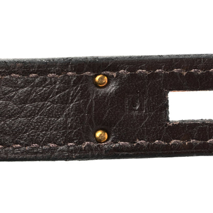 Hermes Taurillon Clemence Birkin 30 Chocolate 7 of 12