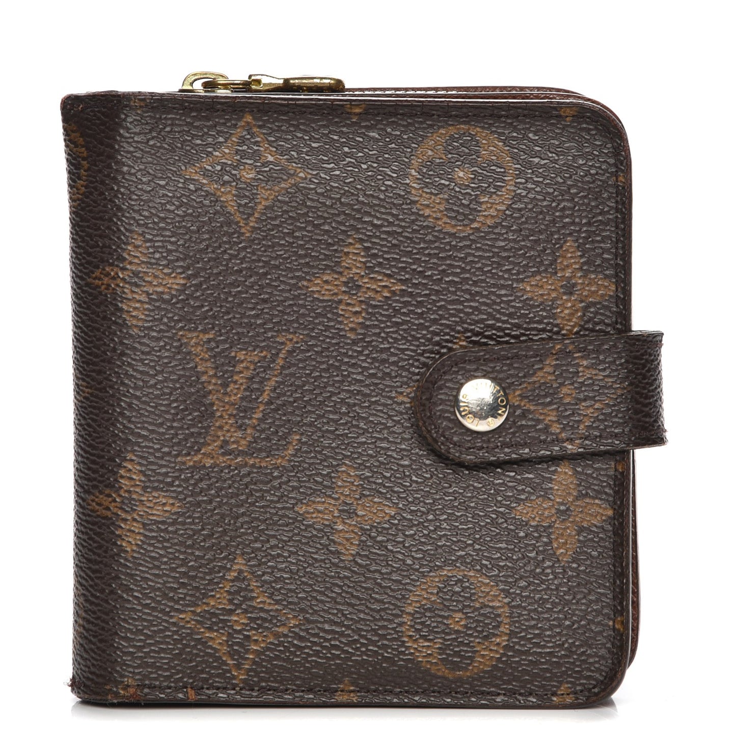 Monogram Compact Zippe Zipped Wallet