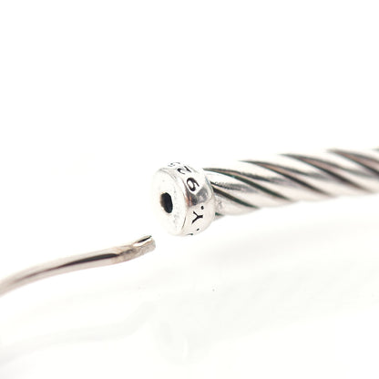 David Yurman Sterling Silver Extra Large Cable Classics Hoop Earrings 4 of 4