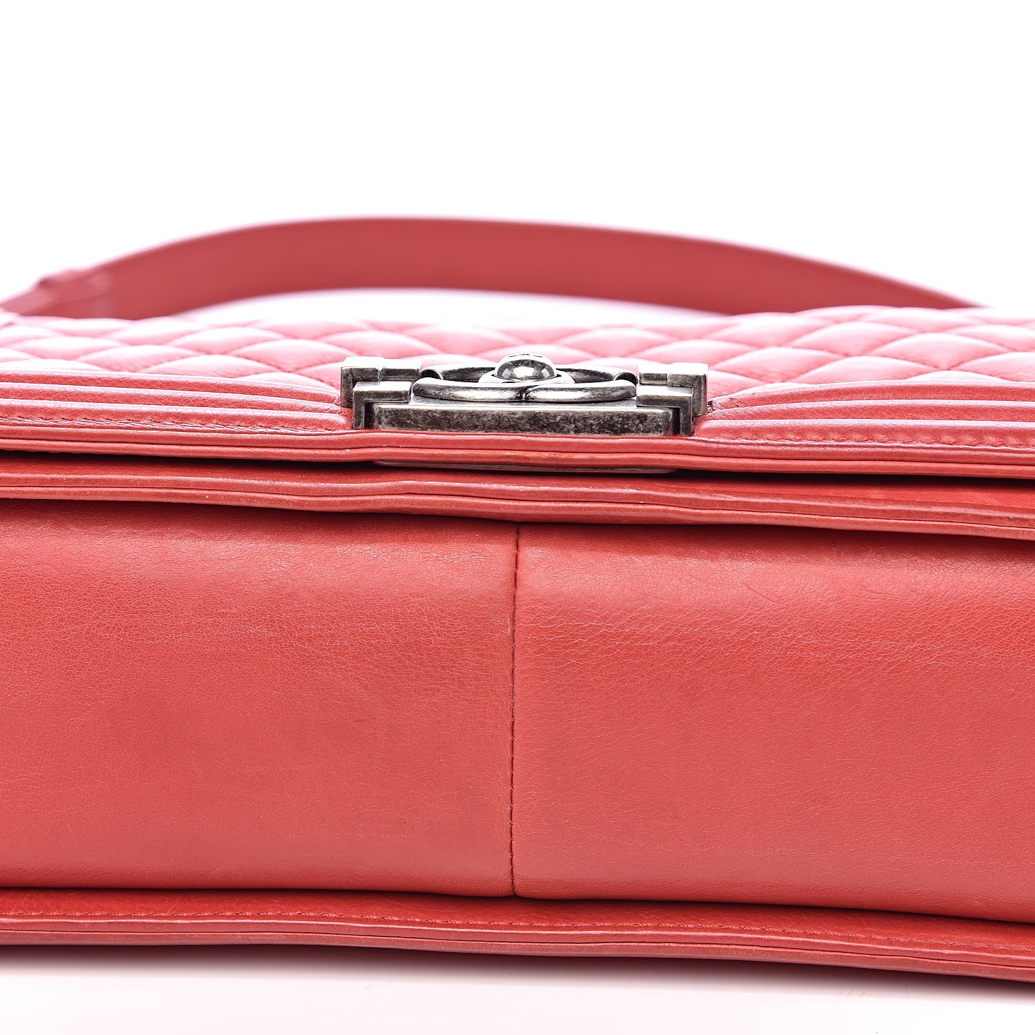 Chanel Calfskin Quilted Medium Boy Flap Red 9 of 15