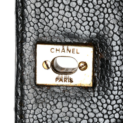 Chanel Caviar Square Stitched Small Flap Black 14 of 15