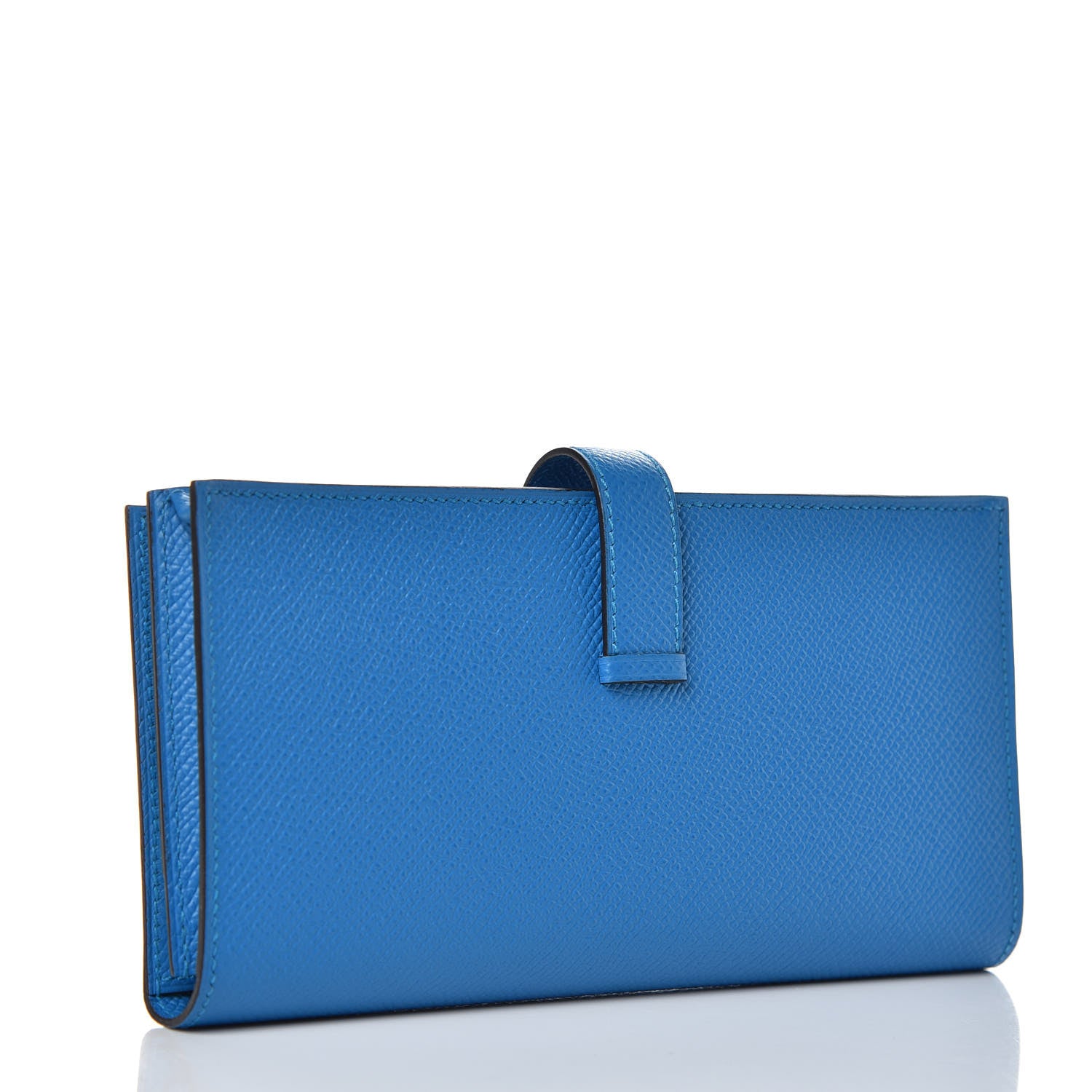 Hermes Epsom Bearn Gusset Wallet Bleu Zanzibar 3 of 8