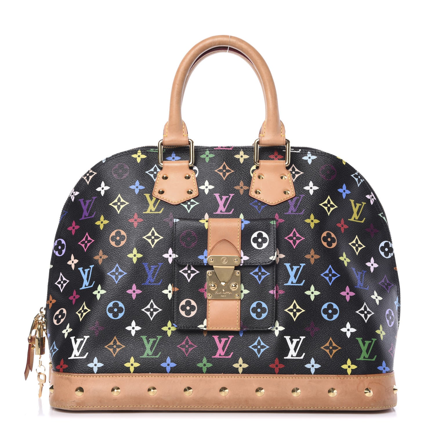 Louis Vuitton Monogram Multicolor Alma GM Black 1 of 18