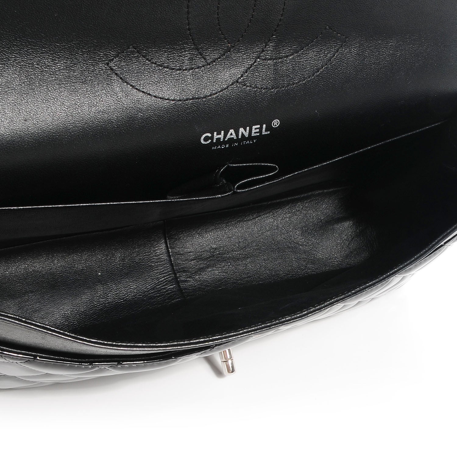 Chanel Patent Jumbo Double Flap Black 5 of 10