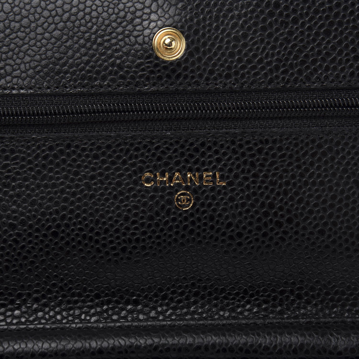 Chanel Caviar Quilted Wallet On Chain WOC Black 6 of 12