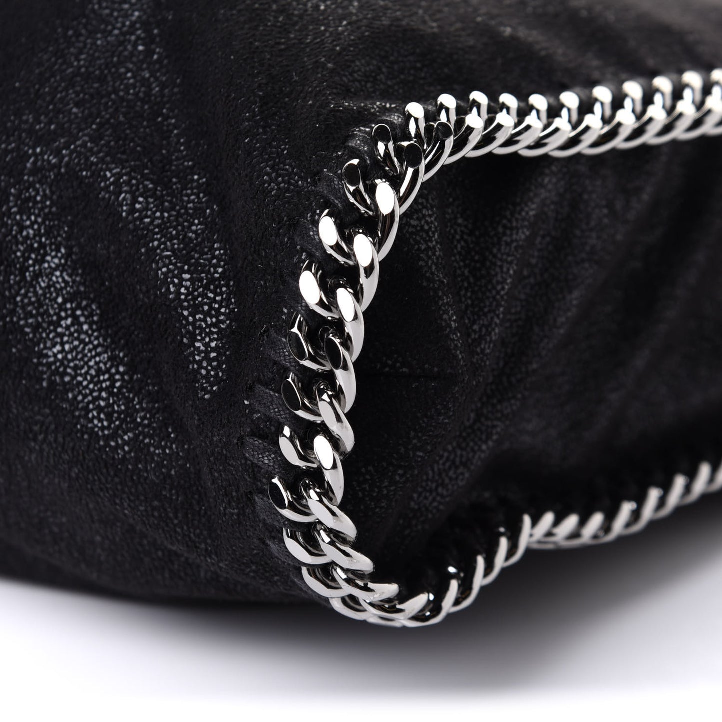 Shaggy Deer Small Falabella Tote Black