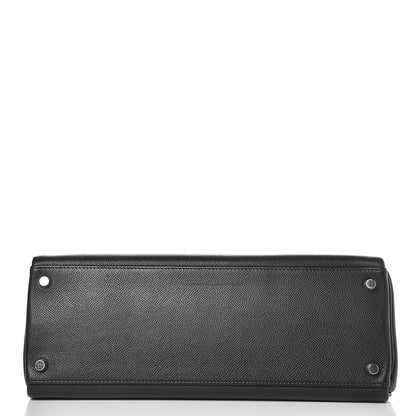 Hermes Epsom Kelly Retourne 32 Black 26 of 36