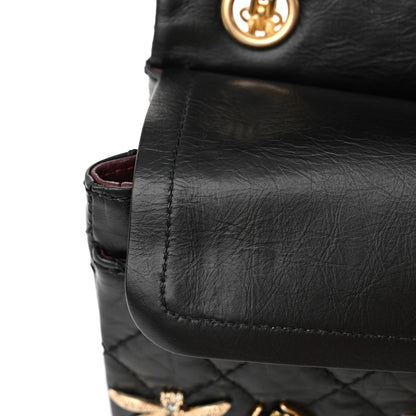 Chanel Aged Calfskin Lucky Charms 2.55 Reissue 224 Flap Black 12 of 13