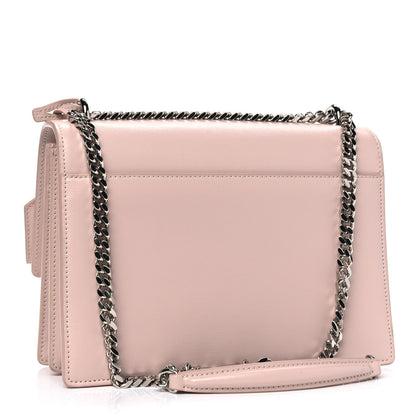 Saint Laurent Calfskin Medium Monogram Sunset Marble Pink 2 of 9