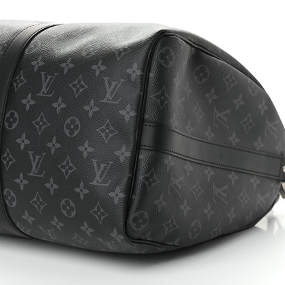 Louis Vuitton Monogram Eclipse Keepall Bandouliere 45 9 of 9