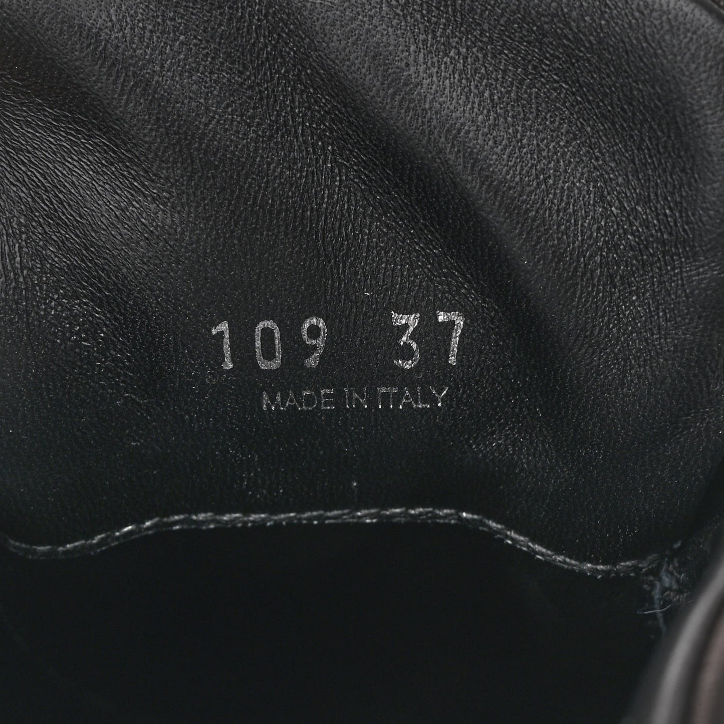 Nappa Soft Padded Metal Triangle Logo Lug Sole 20mm Mules 37 Black