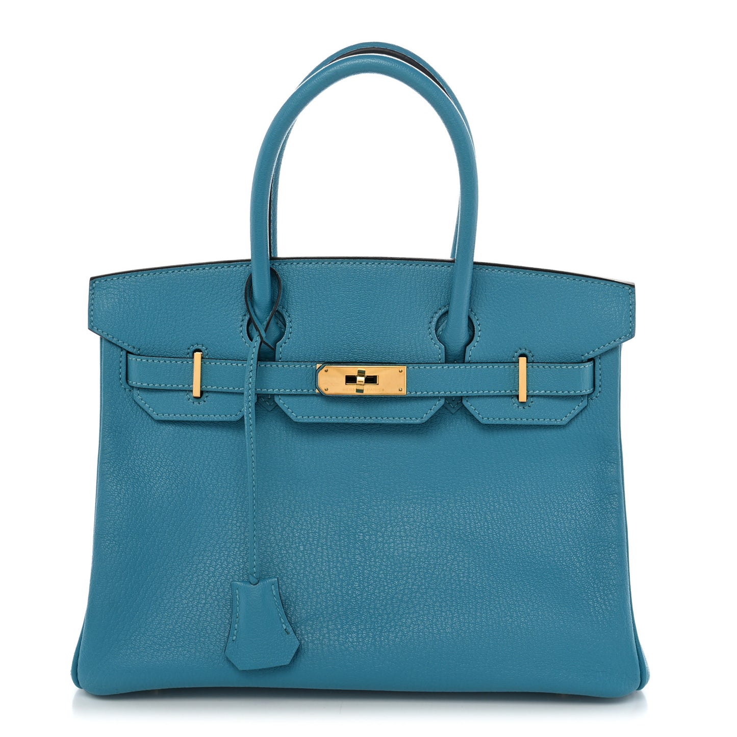 Chevre de Coromandel Birkin 30 Turquoise
