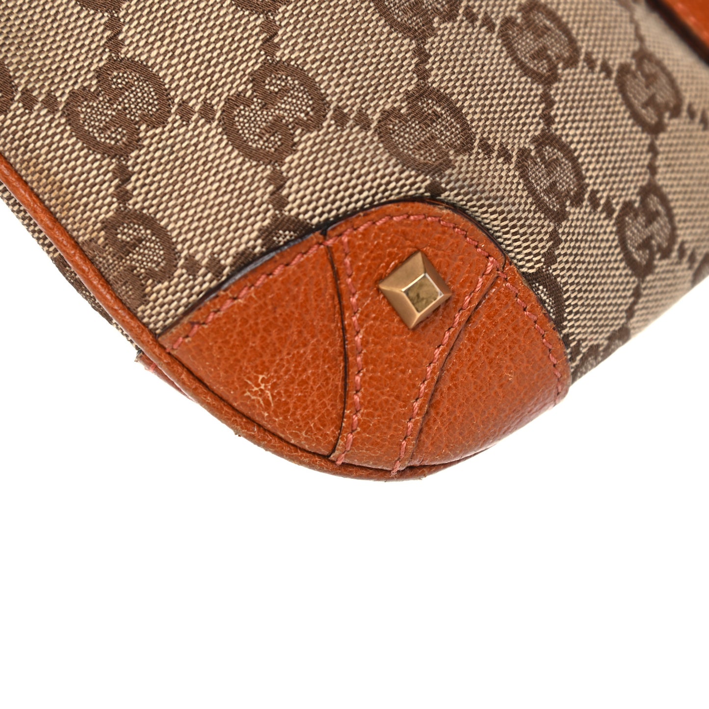 Monogram Mini Piston Lock Jackie O Hobo Orange