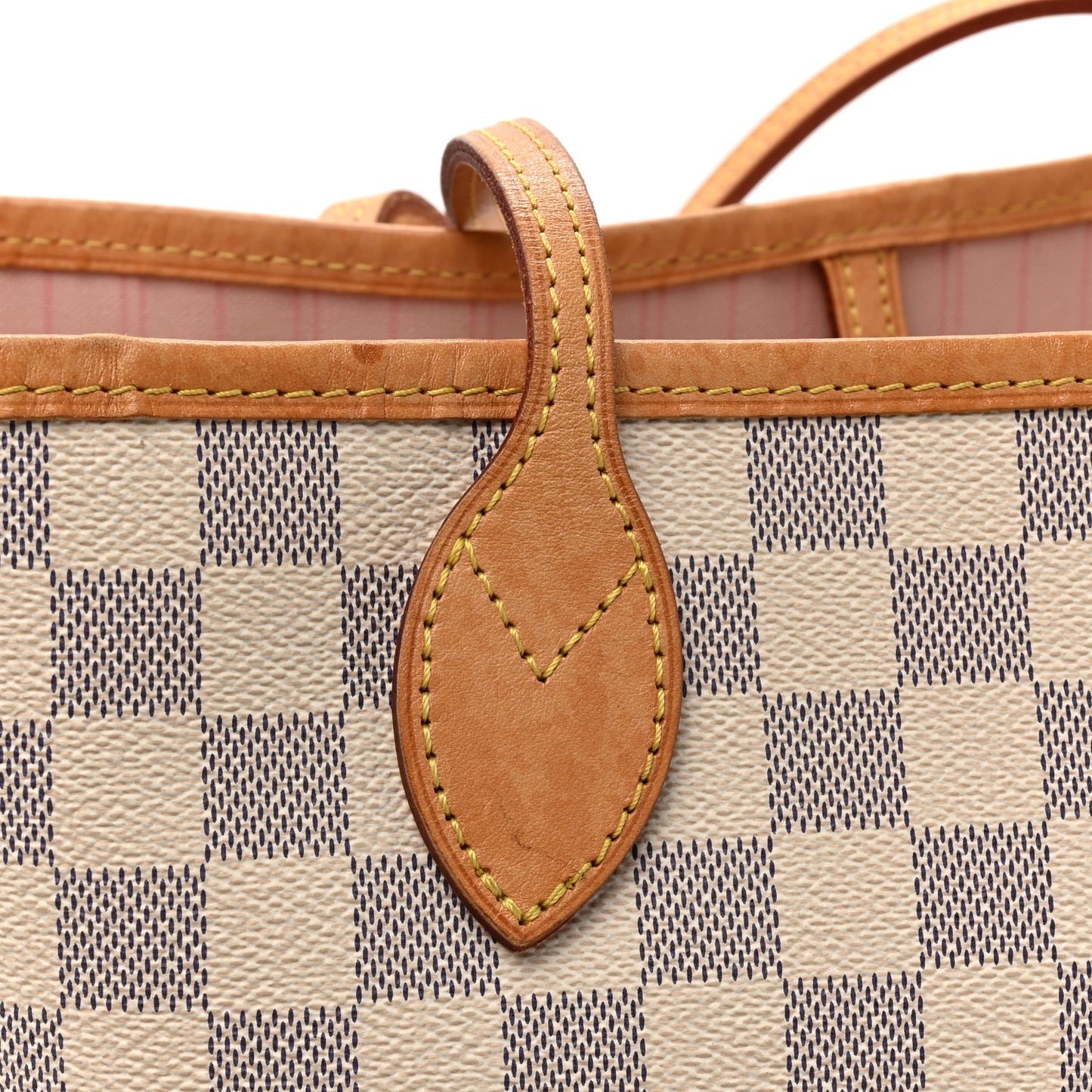 Damier Azur Neo Neverfull MM Rose Ballerine
