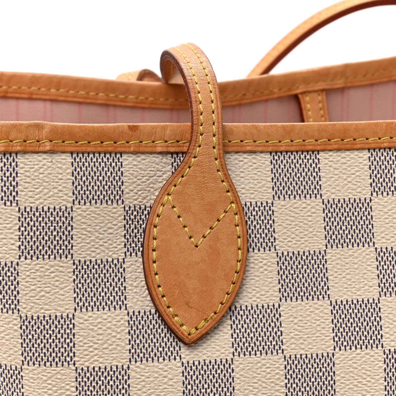 Louis Vuitton Damier Azur Neo Neverfull MM Rose Ballerine 17 of 20