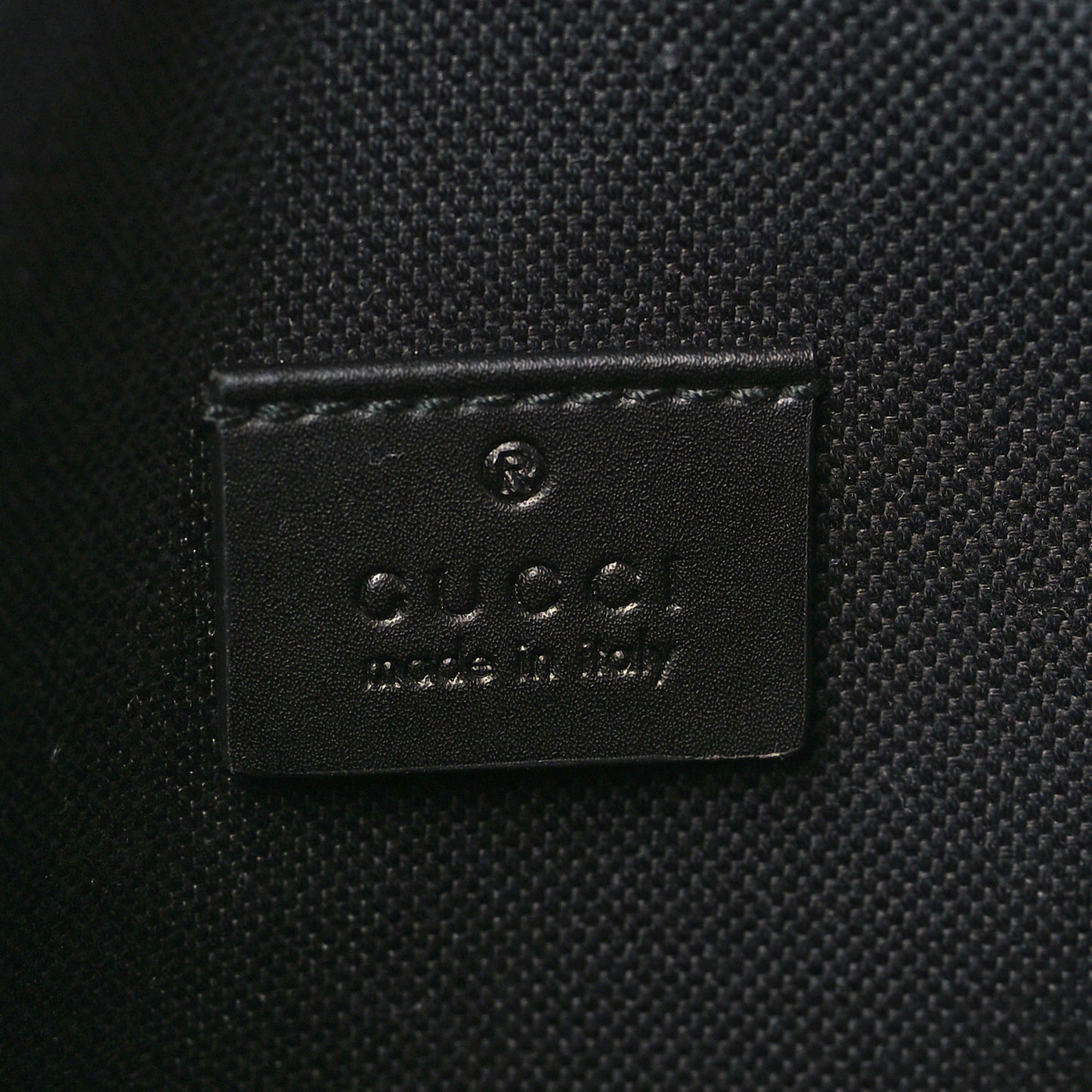 GG Supreme Monogram Web Medium Messenger Bag Black Grey