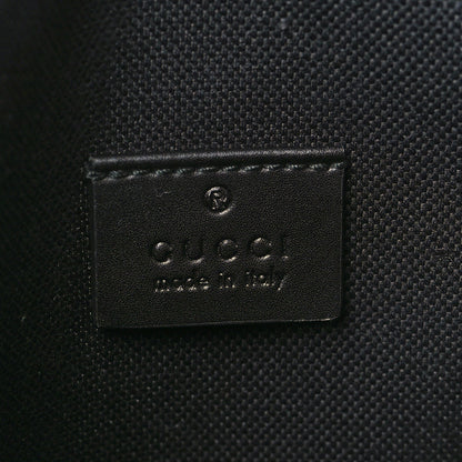 Gucci GG Supreme Monogram Web Medium Messenger Bag Black Grey 5 of 8