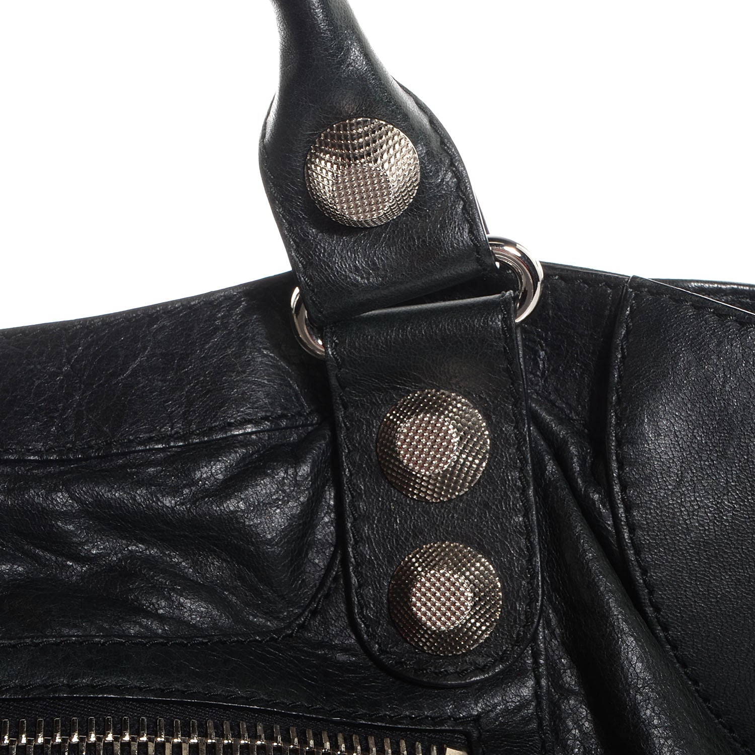 Balenciaga Agneau Giant 21 Silver Hardware Part Time Black 10 of 13