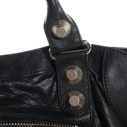 Balenciaga Agneau Giant 21 Silver Hardware Part Time Black 10 of 13
