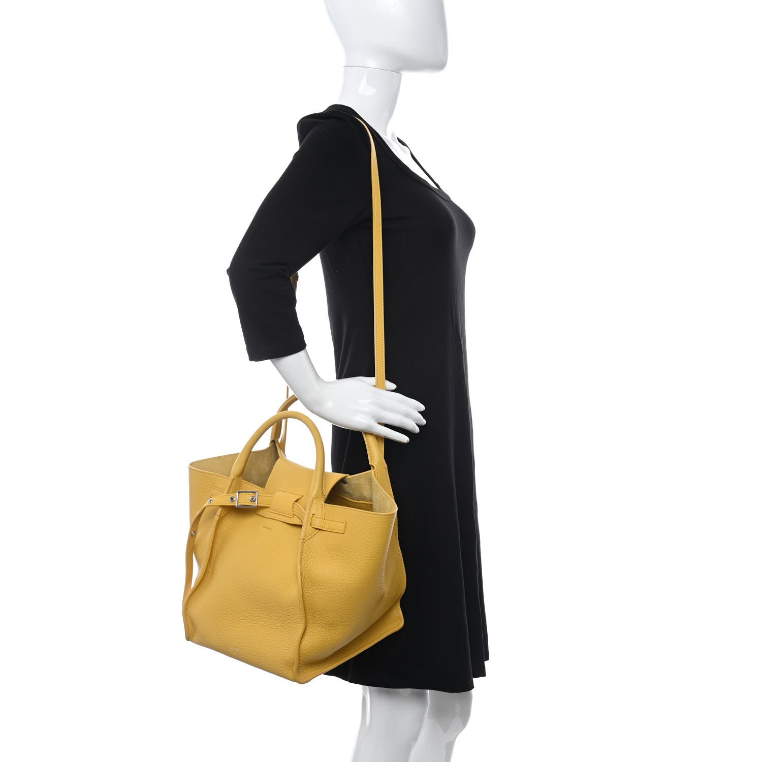 Celine Supple Grained Calfskin Small Big Bag Sunflower 2 of 8