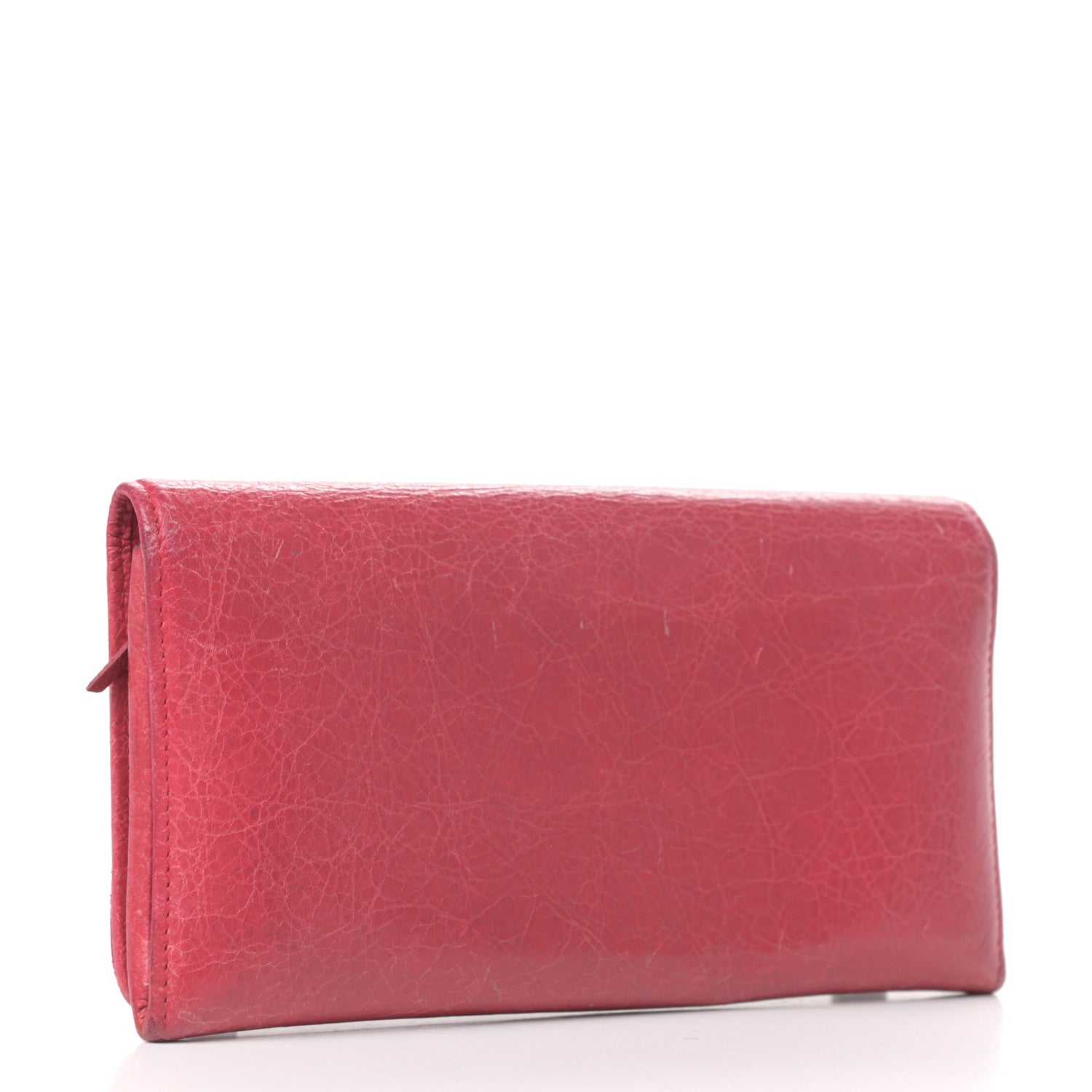 Balenciaga Agneau Classic Hardware Money Wallet Rose Thulian 3 of 6