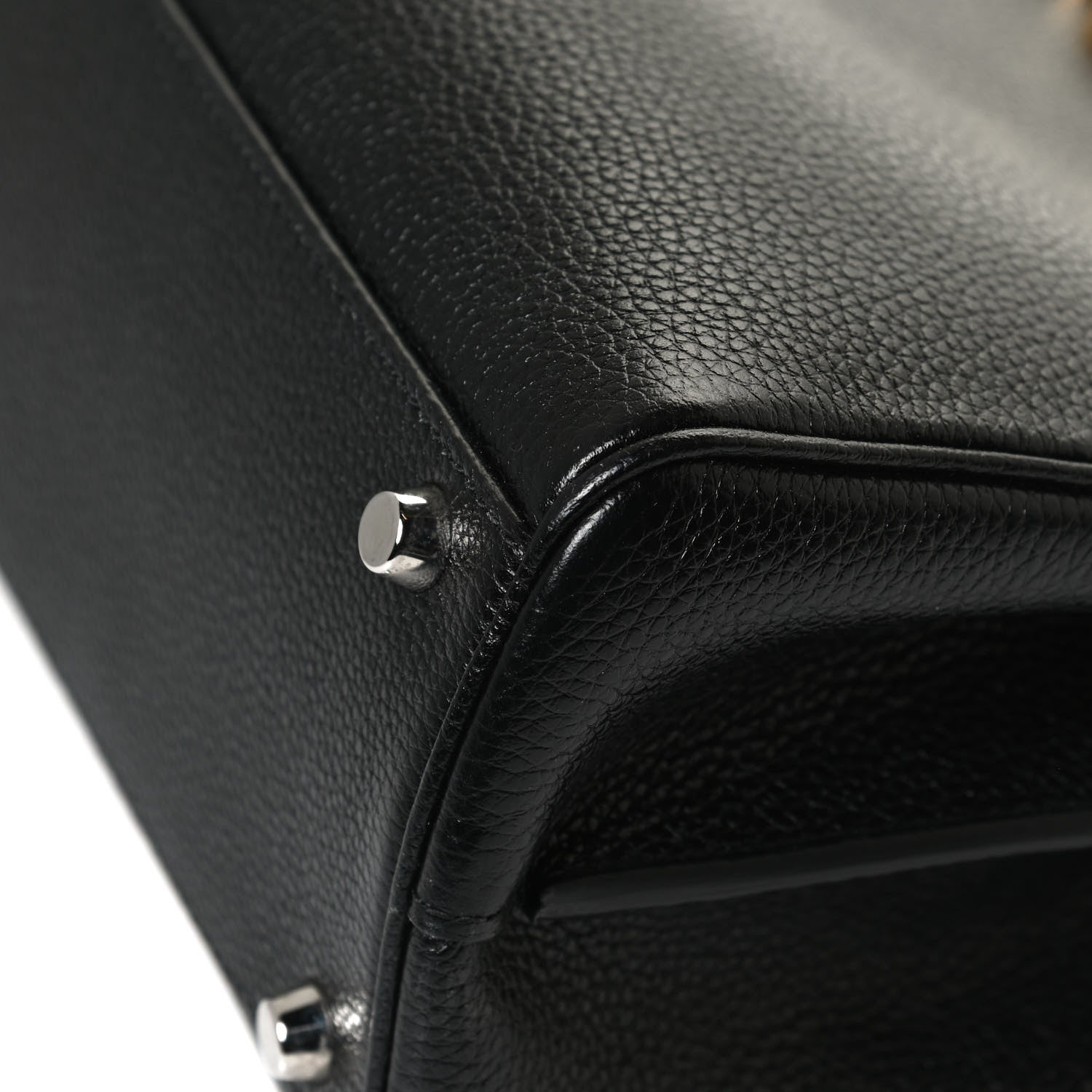 Gucci Grainy Calfskin Small Zumi Top Handle Bag Black 13 of 14