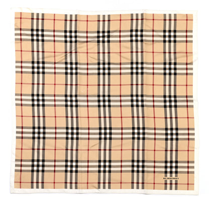 Burberry Silk House Check Triangle Scarf 1 of 4