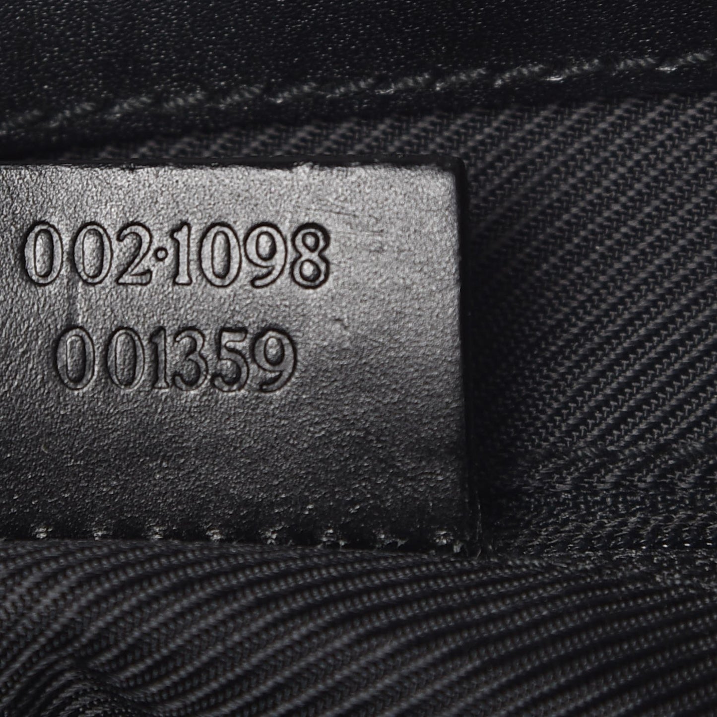 Monogram Large Bucket Tote Black