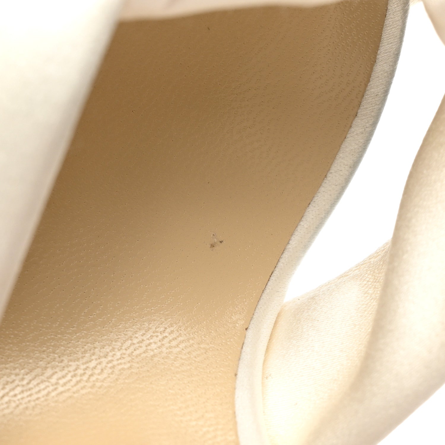 Jimmy Choo Satin Rosie 120 Sandals 35 Ivory 7 of 8