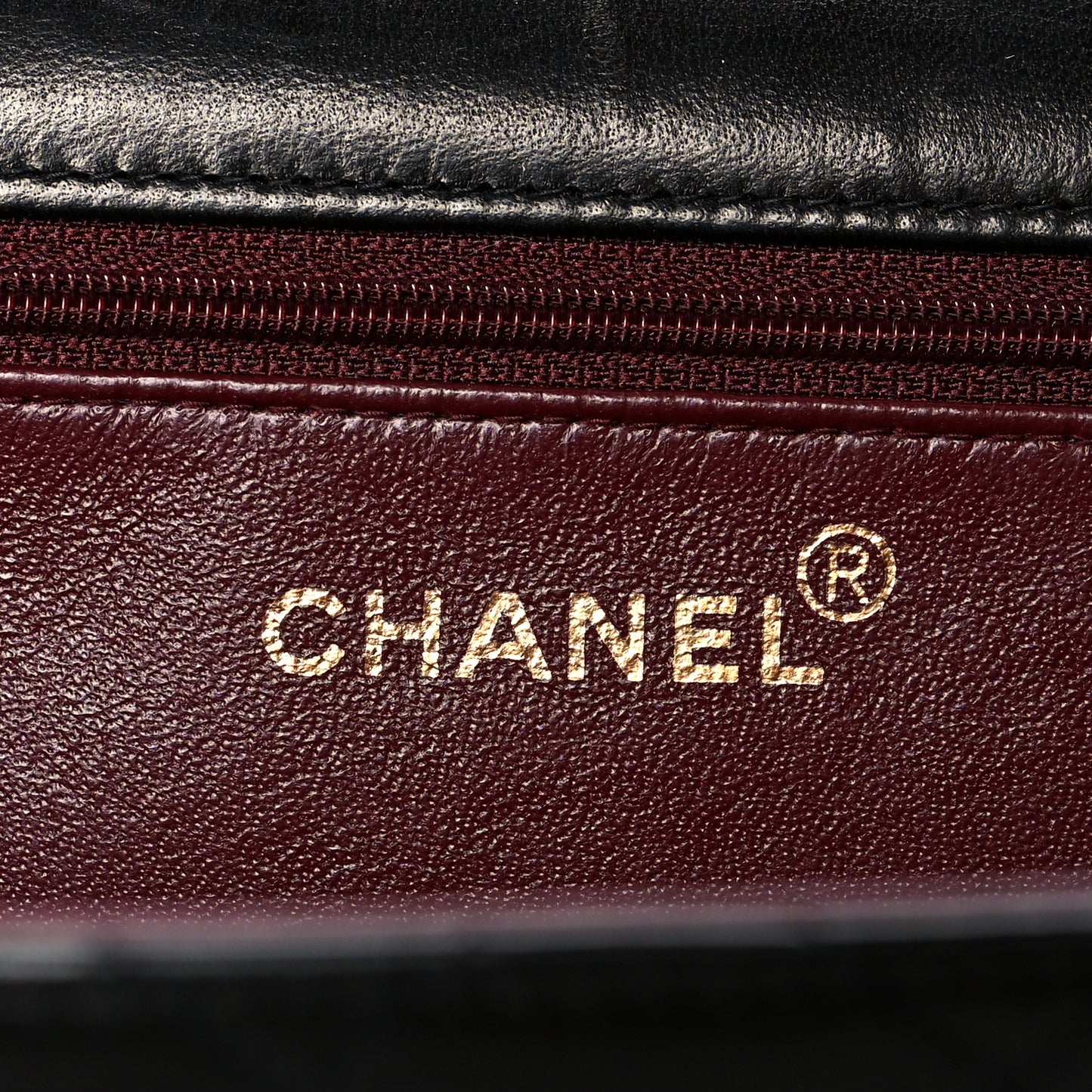 Lambskin Quilted Medium Single Flap Black