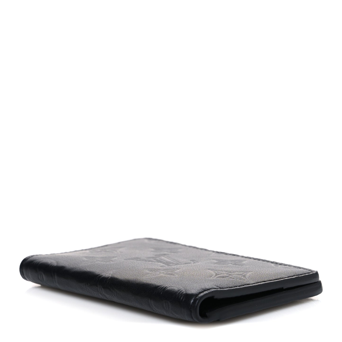 Calfskin Monogram Shadow Pocket Organizer Black