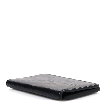 Louis Vuitton Calfskin Monogram Shadow Pocket Organizer Black 4 of 8