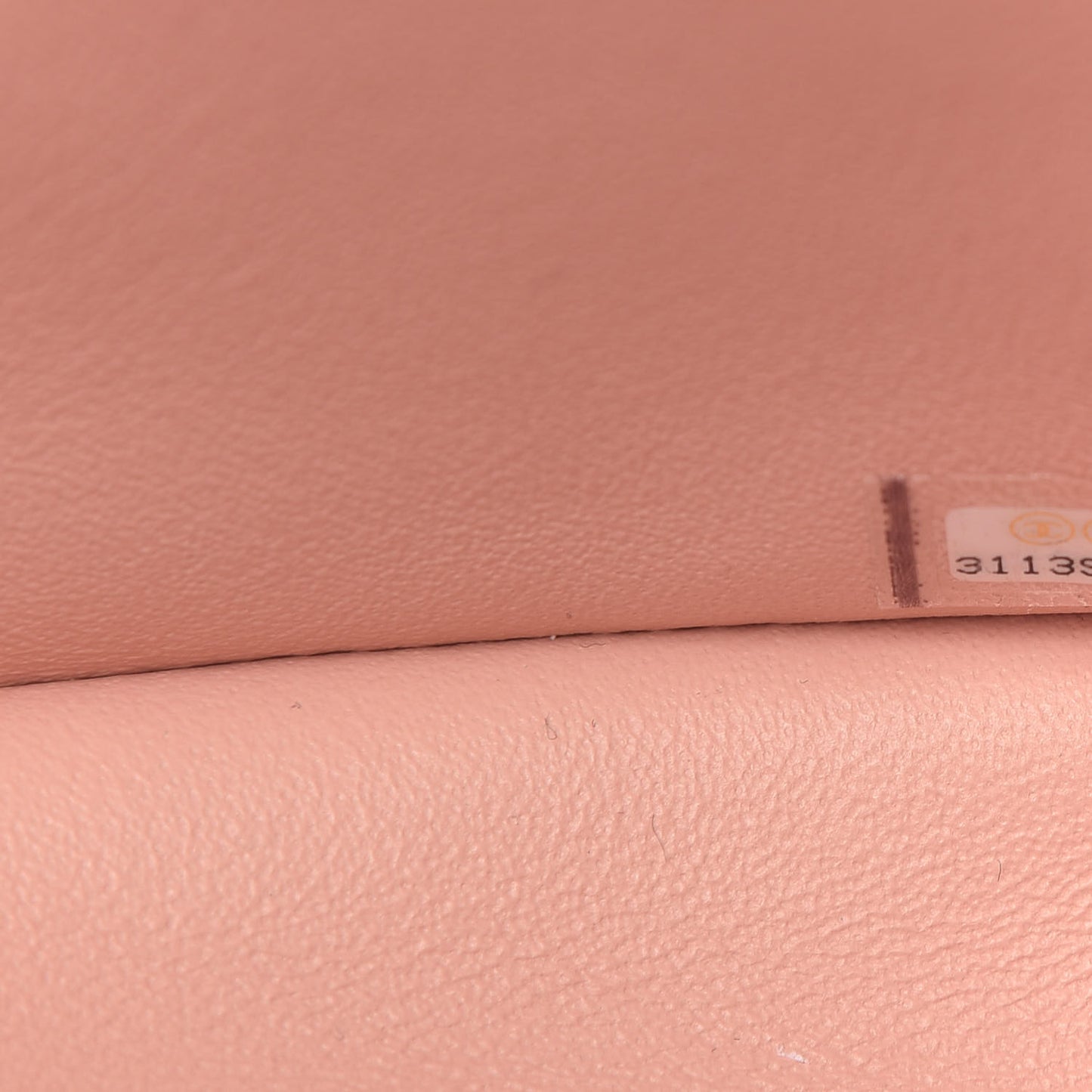Lambskin Quilted Mini Rectangular Flap Light Pink