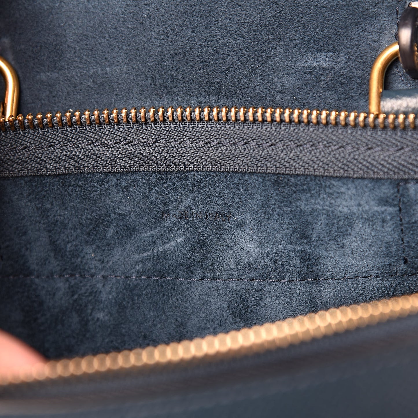 Grained Calfskin Nano Belt Bag Slate