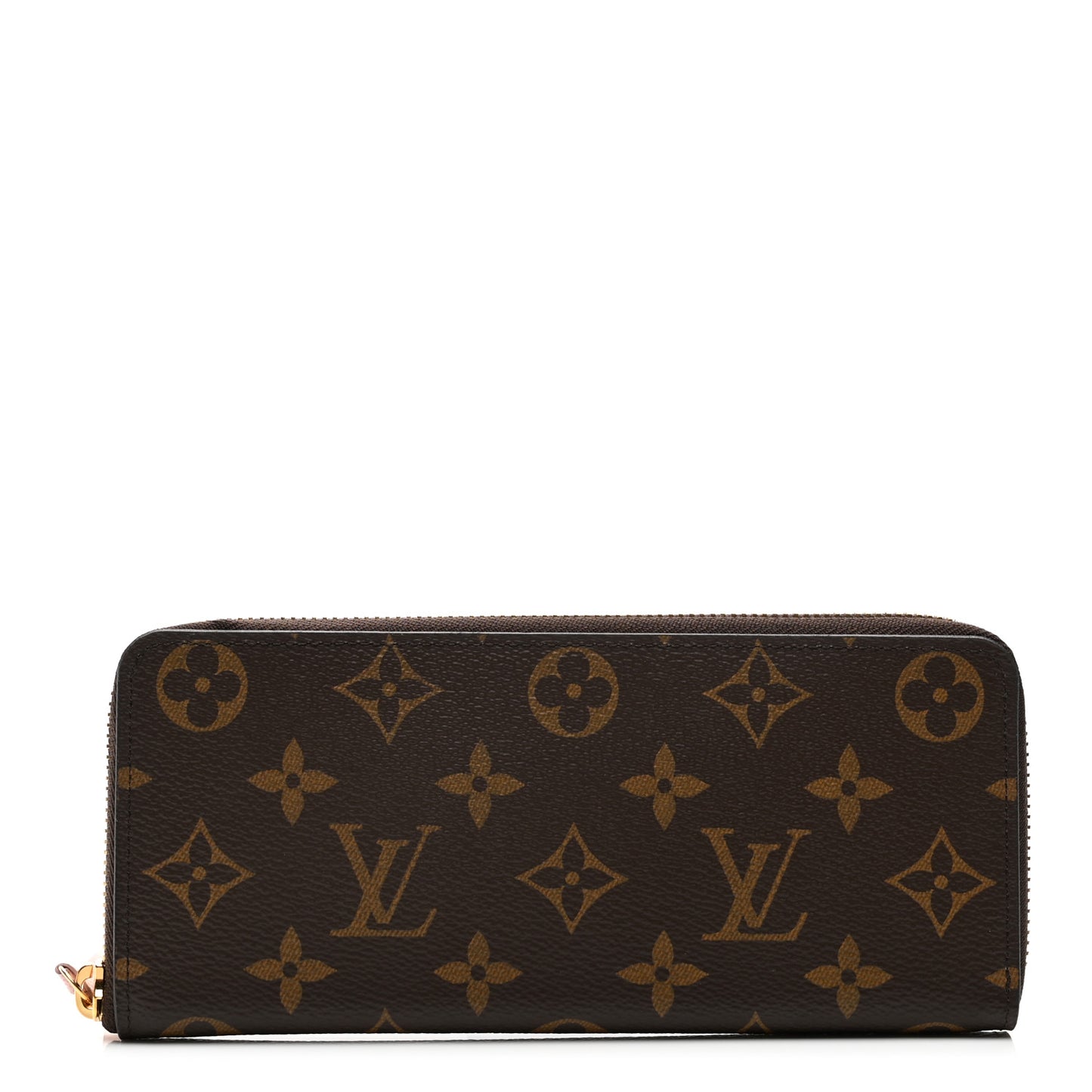 Monogram Clemence Wallet Rose Ballerine