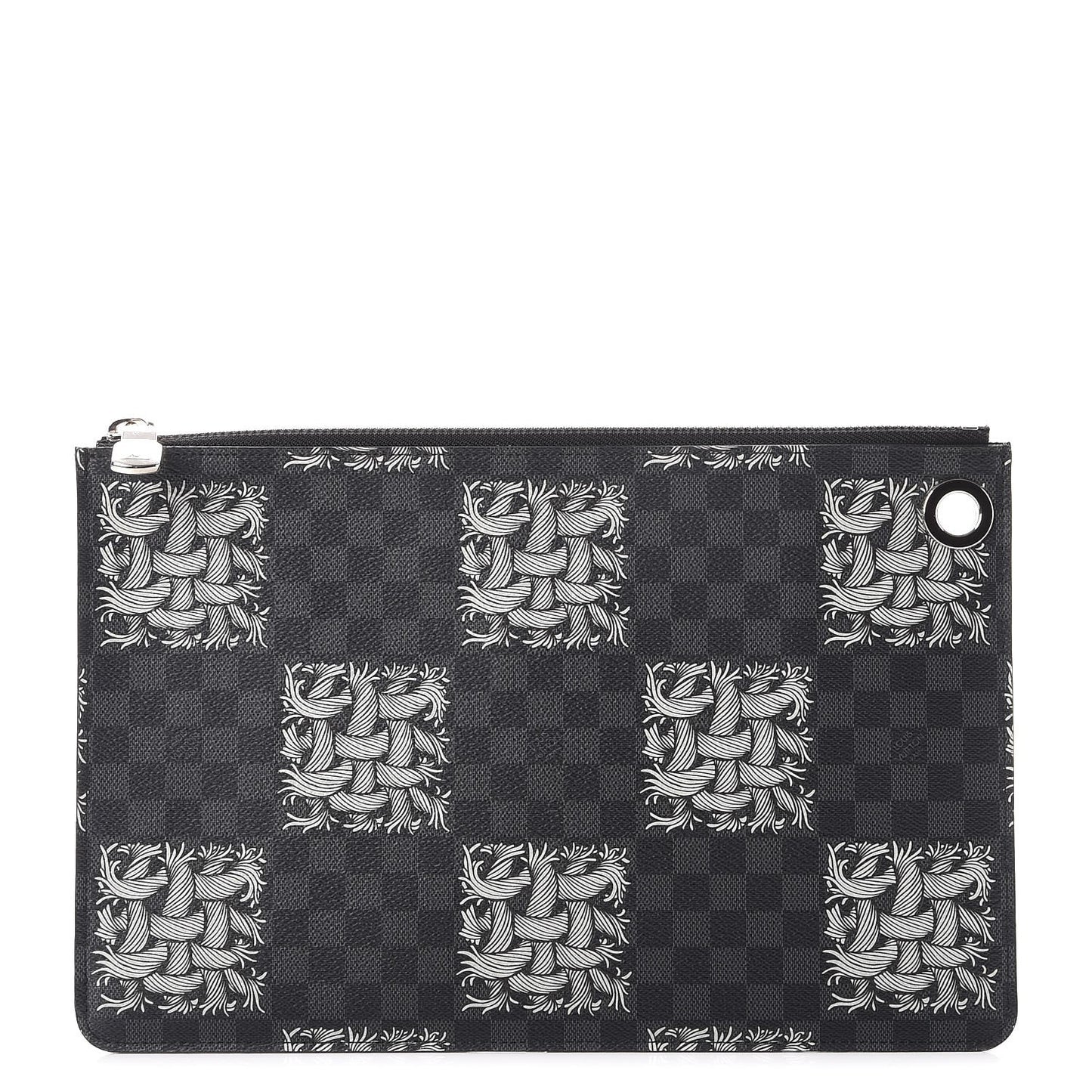 Damier Graphite Rope Pochette Jour PM White