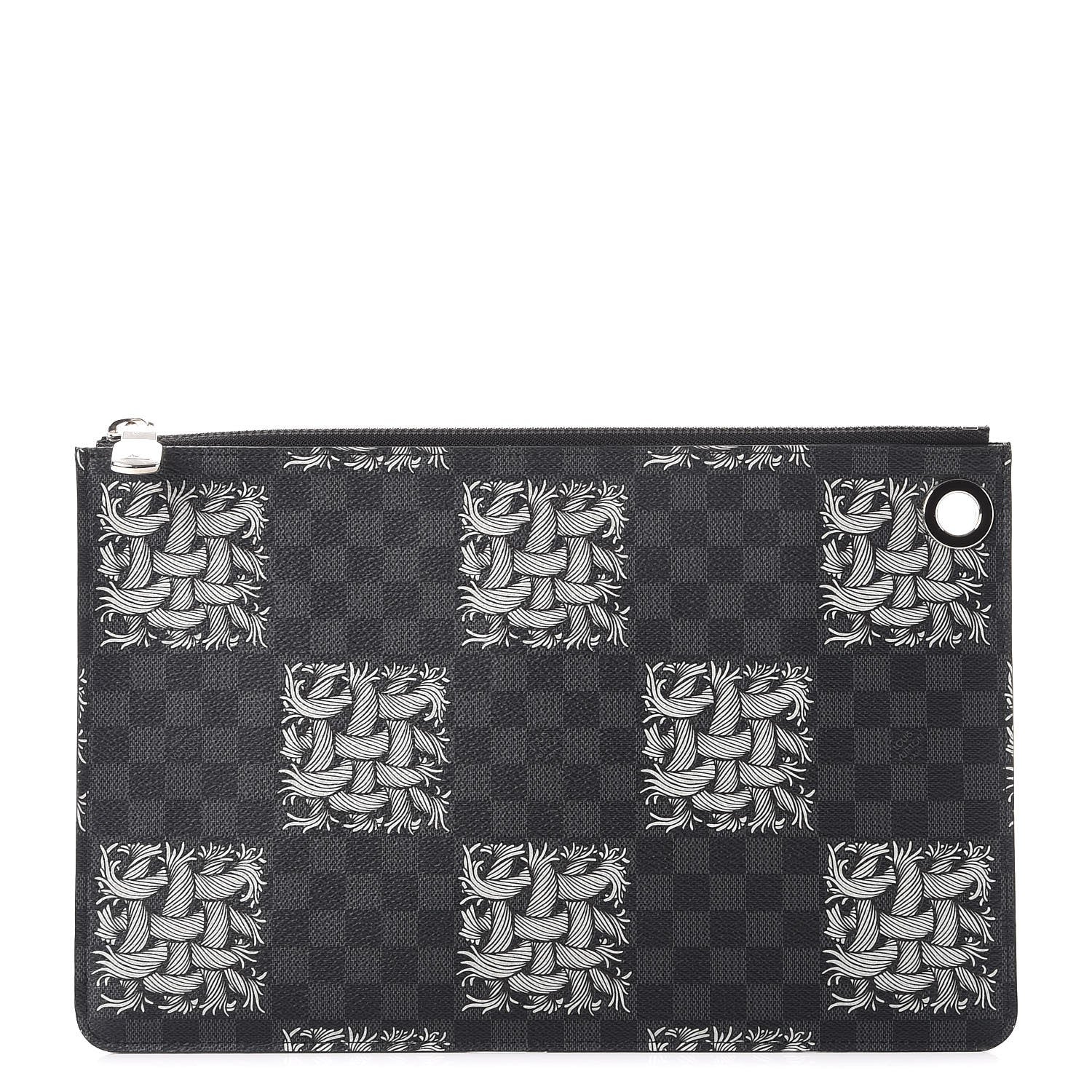 Louis Vuitton Damier Graphite Rope Pochette Jour PM White 1 of 7