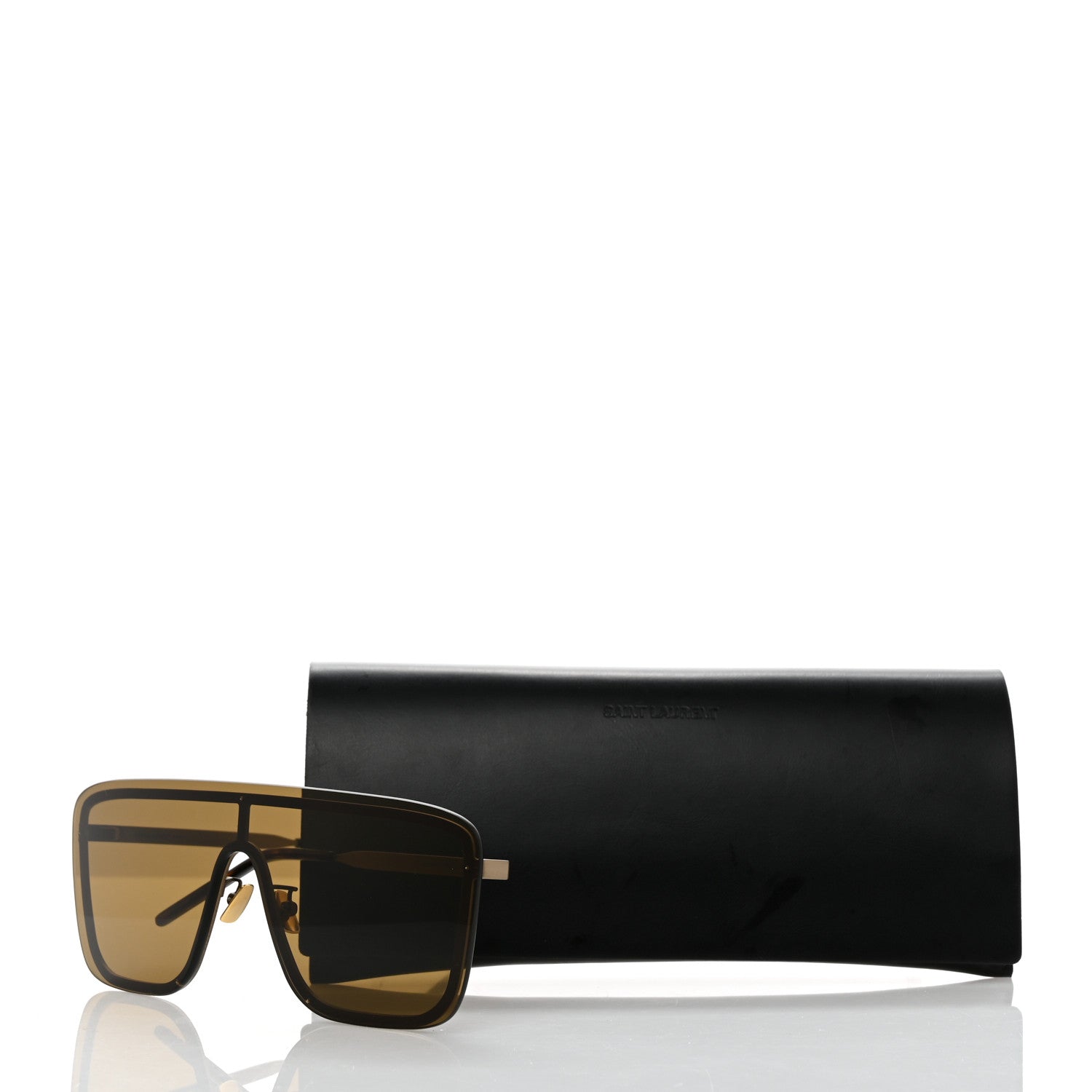 Saint Laurent Metal SL 364 Mask Sunglasses Black 7 of 7